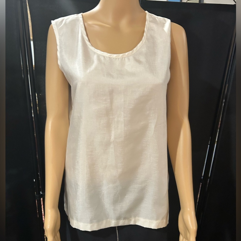 Diversity satin, cream camisole sz sm